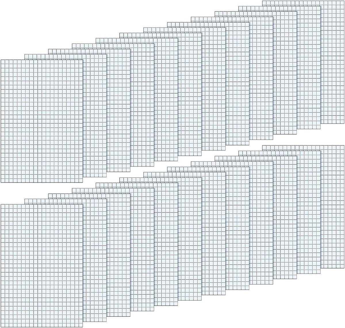 Glinsterende Spiegel Mozaïektegels van 30.000 Stuks voor Creatieve DIY Projecten en Kerstdecoratie - Zelfklevend, 5x5mm, 50 Vellen