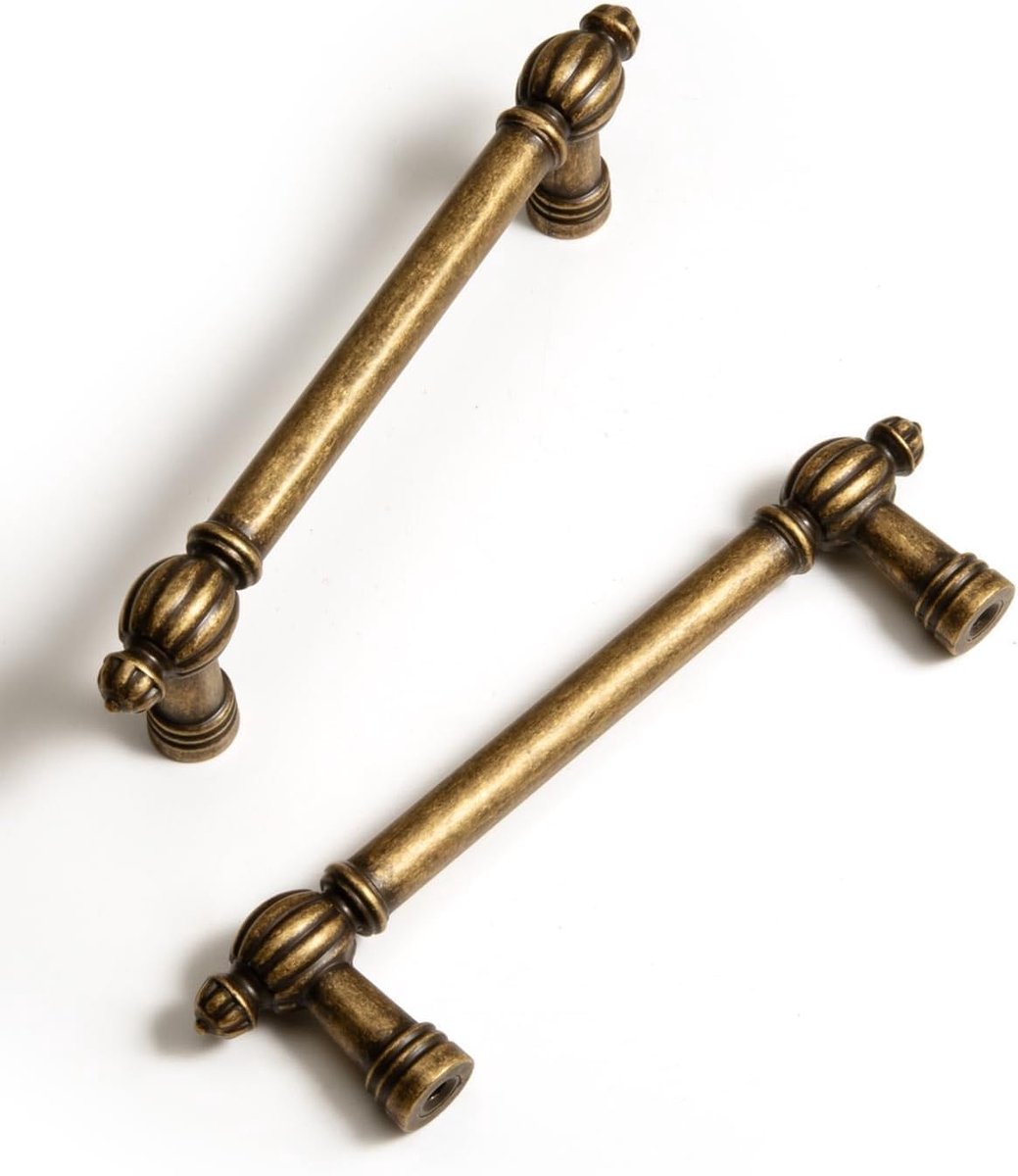 Messing Zinklegering Kast Trekkers - 96mm (3-3/4") Middengat Klassieke Vintage Ladegrepen, Keukenkast Badkamer Dressoir Kast Hardware Handgrepen