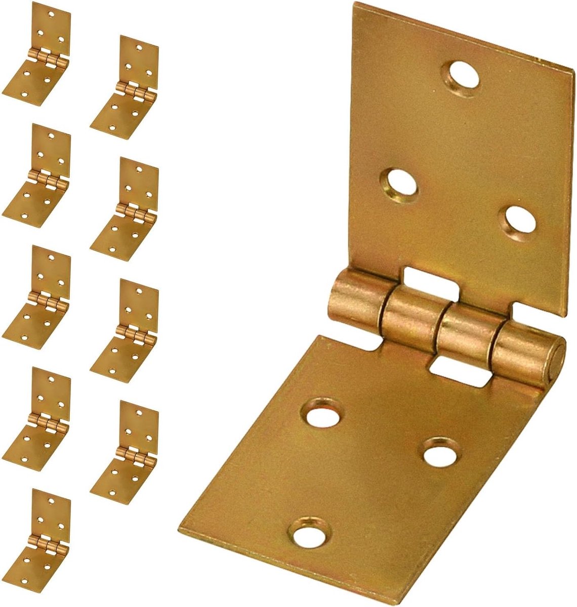Kistenband 10. stk opgerolde tafelband meubelscharnieren meubelband verzinkt poortband scharnieren deur band kratelscharnieren 100 x 35 mm