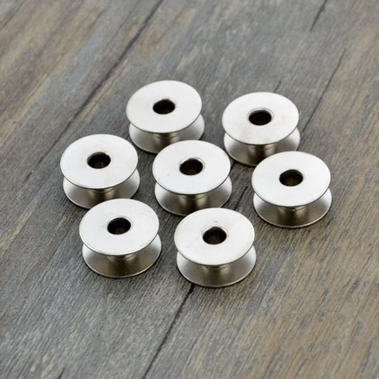 spoel, 100 stuks blikjes industriële naaimachine, metalen draadblikjes, metalen naaispoel, voor universele industriële naaimachines (40264) — afbeelding 5