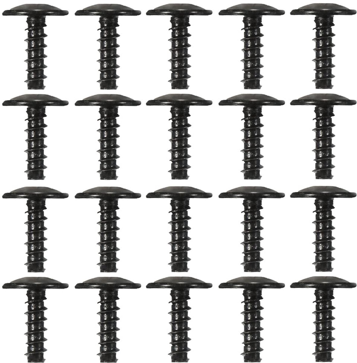 20 Stuks Zelftappende Schroeven voor Motoronderdelen, Spatbordbescherming en Bumperbevestiging - Vervangende Autoaccessoires Compatibel met N90775001