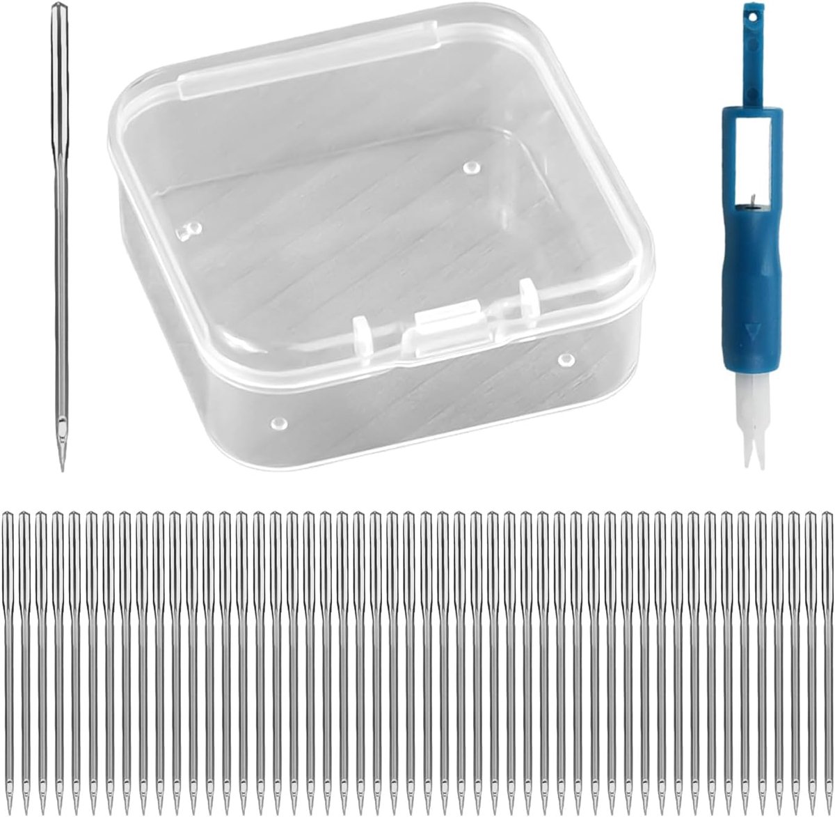Naaimachinenaalden, 1 Naaldinrijger, Universele Eren Naaimachinenaalden, Huishoudelijke Naaimachine-Accessoires, Geschikt Voor Dikke Stoffen, Canvas, Jeans.