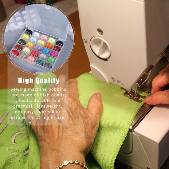 Spoelen, Lege Klossen Spoelen Plastic Opbergdoos, Machine Klossen Opbergdoos, Voor Thuis Naaien Accessoires Gereedschap — afbeelding 2