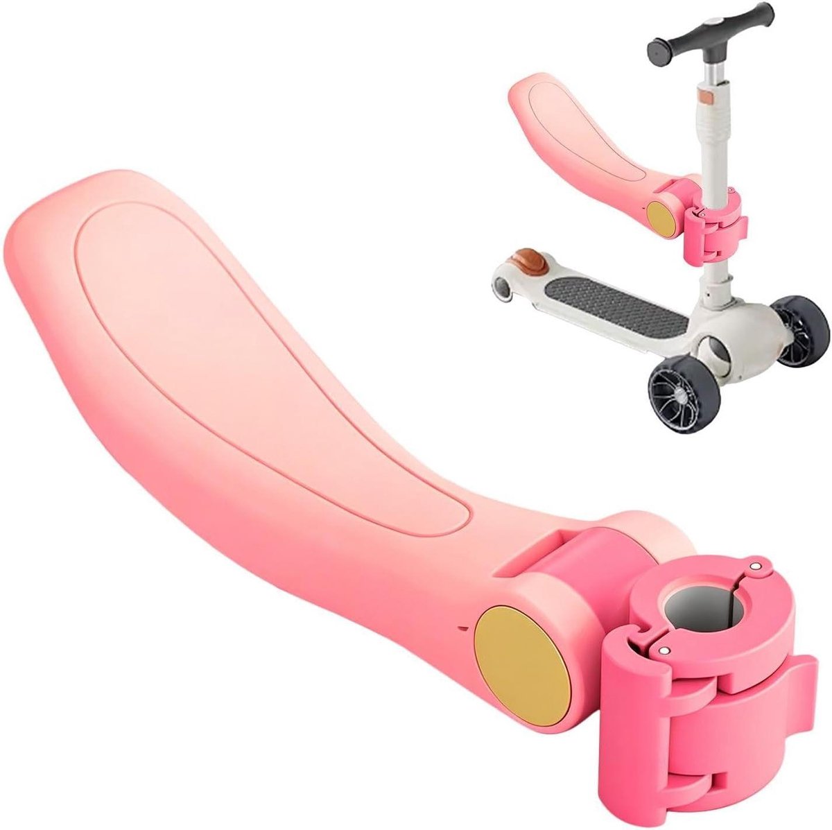 Scooter Zitje - Kinderscooter Zadel - Comfortabel Rijden - Opvouwbaar Verstelbaar - 42 x 11 x 11 cm - Roze