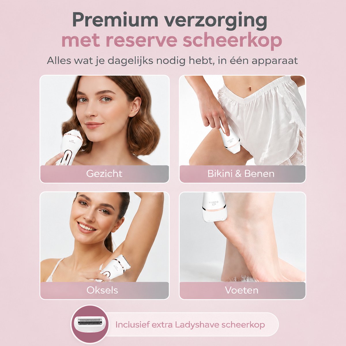 Elura Ladyshave voor Vrouwen 4-in-1 Premium thumbnail 2