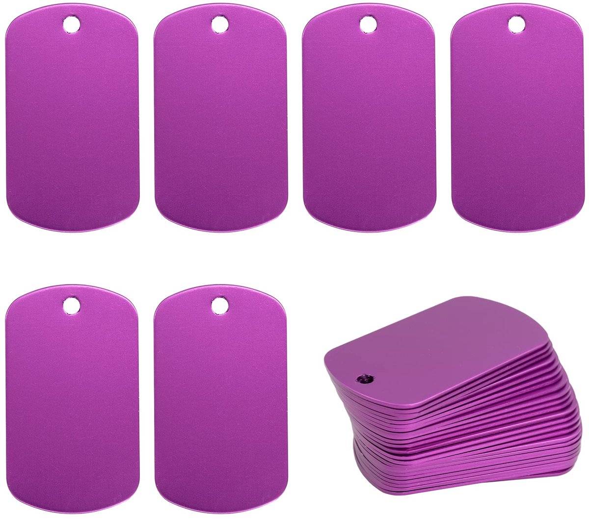 Gravure Tags Stansen Blanco Graveren Hondenpenning 25 Pack (Paars)