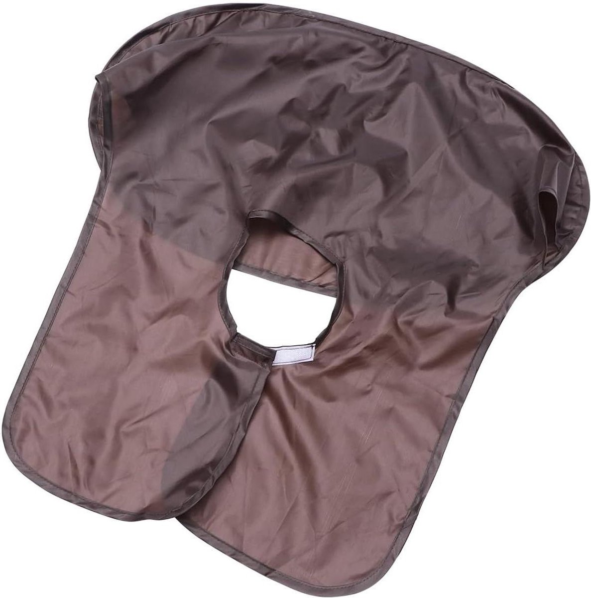 Kapperscape - Schoonheidsspecialisten cape - Haar knippen - Draagbaar en opvouwbaar - 57 x 34 cm - Koffie