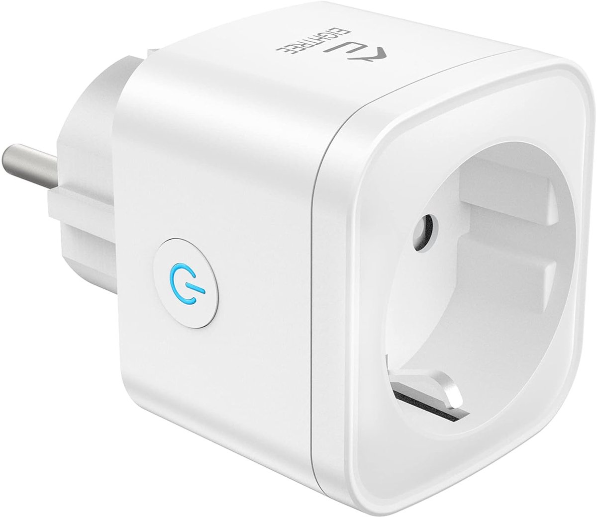 3680W Smart plug met Stroomverbruikmeter - Spraakbesturing en Timer - Compatibel met Alexa en Google Assistant - Smart Home - 2.4 GHz WiFi