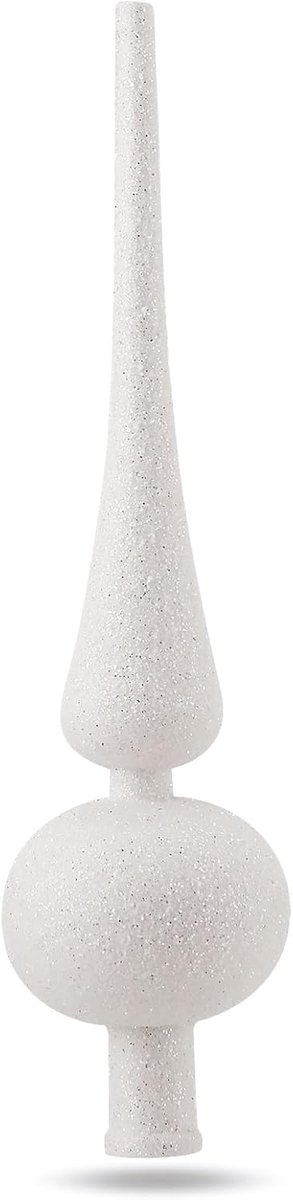 wit kerstboompiek, piek voor dennenboom, dennenboompiek, kerstboompiek (Piek-Wit)
