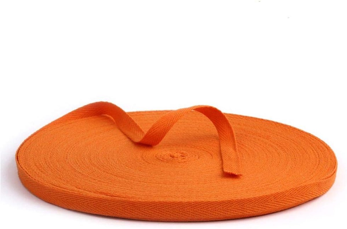 50 Yard 10 mm Katoenen Keperband Met Visgraatpatroon - DIY Ambachten, Geschenkverpakking, Woondecoratie en Naaien