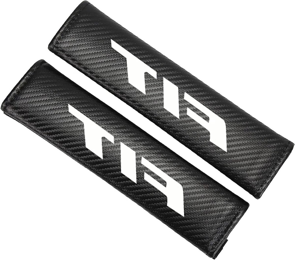 Gordelbeschermers Auto - Gordelkussens Schouder - Comfortabel Rijden - Ademend Materiaal - 1 cm - Wit