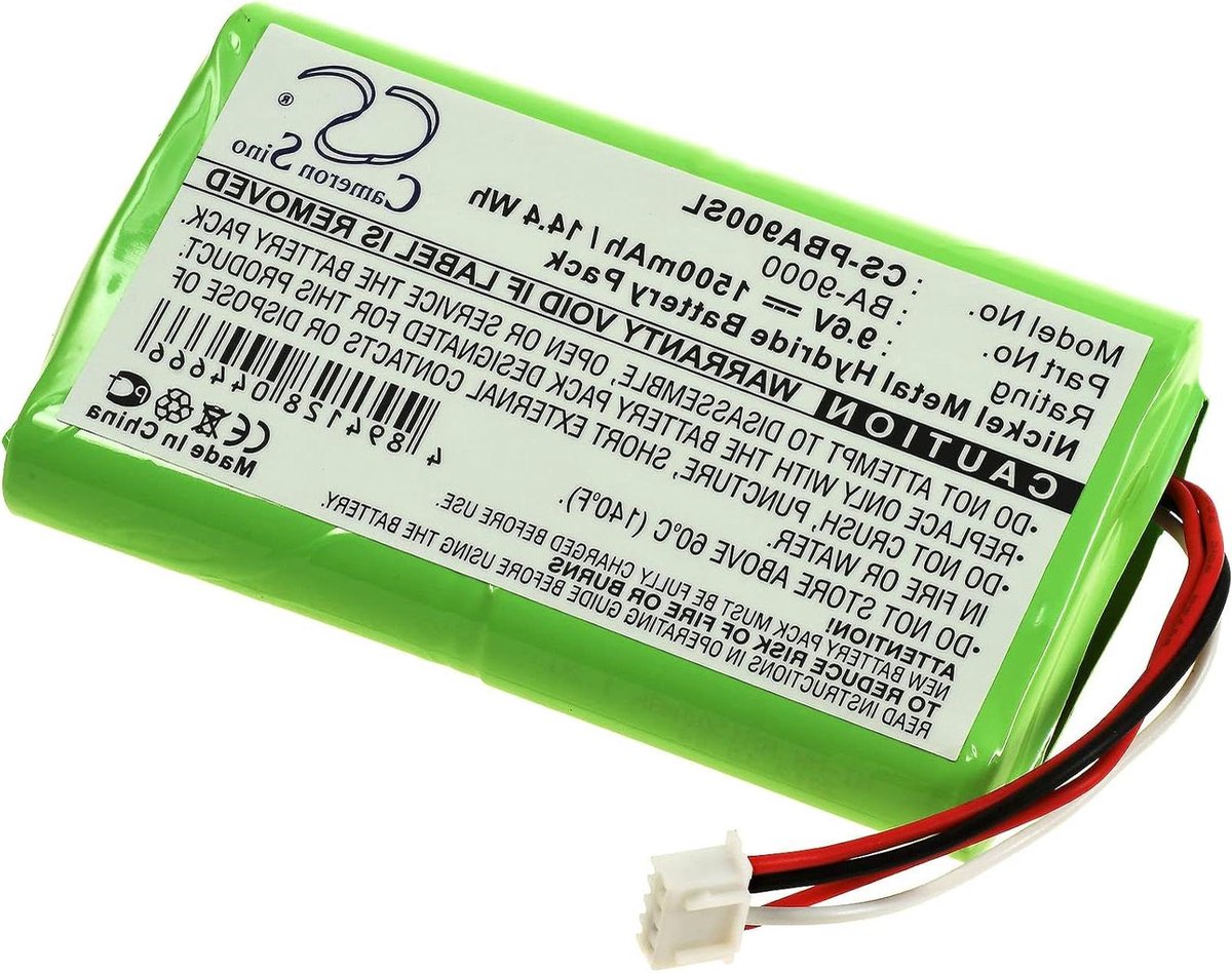 Batterij voor labelprinter - Oplaadbare accu - Labels maken - Hoge capaciteit - 96V 1500mAh - Groen