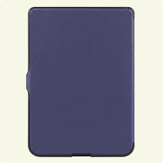 Hoes Geschikt voor Kobo Nia - E-reader Bescherm Hoesje Case Sleep Cover Trifold - Hoes Geschikt voor Kobo Nia Hoesje - Donkerblauw — afbeelding 4
