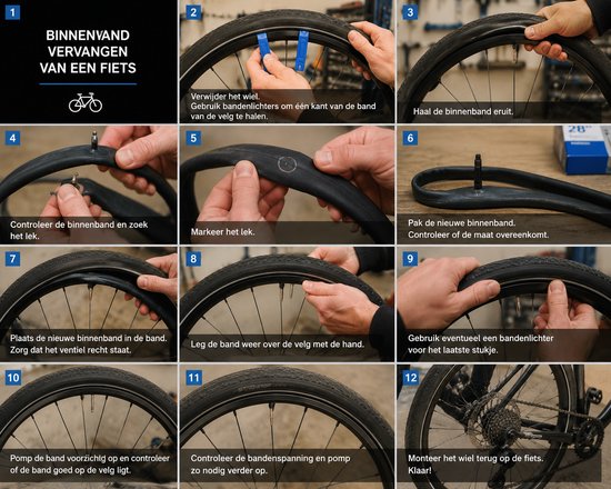 Fiets Binnenband - Binnenband - 20" - ADD ONE - Frans ventiel - Butylrubber - Geschikt voor 20x1.50 tot 20x2.00 (ETRTO 40-406 / 47-406 / 50-406 / 54-406) van Fiets. — afbeelding 3