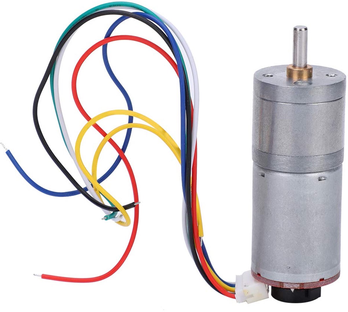 Reductiemotor DC - Encoder Motor - Robotica Projecten - Precisie Codering - 12V 10 RPM - Metaal