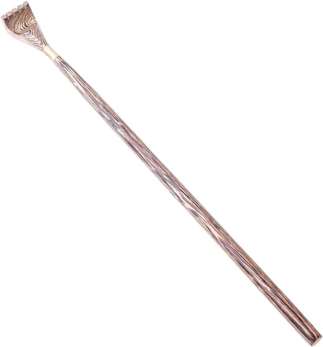 Rugkrabber Massageapparaat - Houten Krabber - Verlichting Jeuk - Uitschuifbaar Handvat - 43 cm - Houtkleur