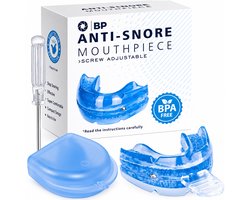 BP® Snurkbeugel - Anti Snurk Beugel - Verstelbaar - Anti Snurk Producten - Bpa vrij - Snurkbeugels voor Man en Vrouw - Anti Snurk - Knarsbitje - Snurkstrips - Blauw