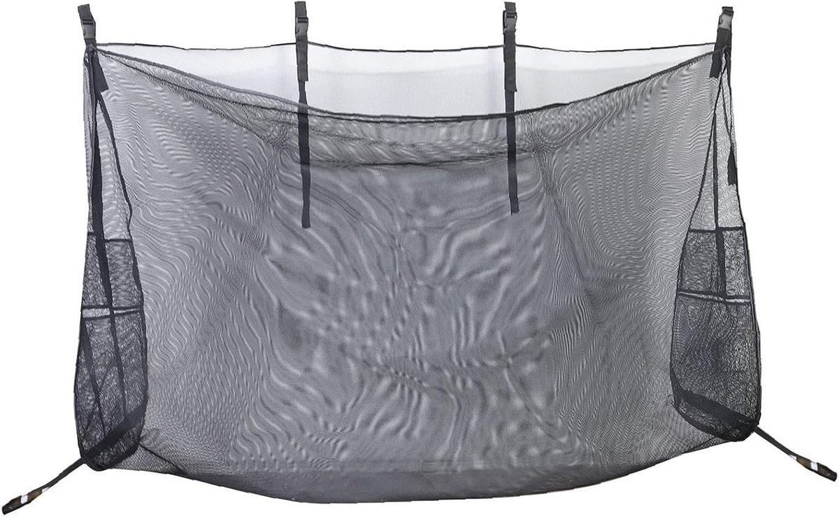 Zwembad Opbergnet - Speelgoed Tas - Opbergen Buiten - Grote Capaciteit - 158 x 100 cm - Zwart