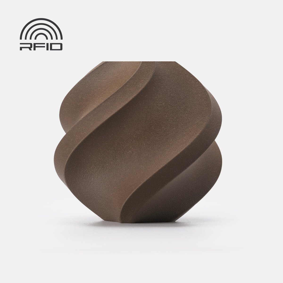 Bambu Lab PLA Wood Walnootzwart met spoel 1.75mm