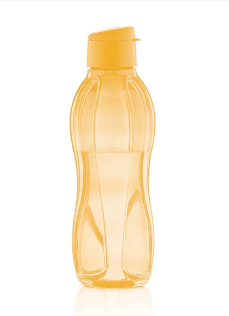 Tupperware Ecofles Plus 1l geel