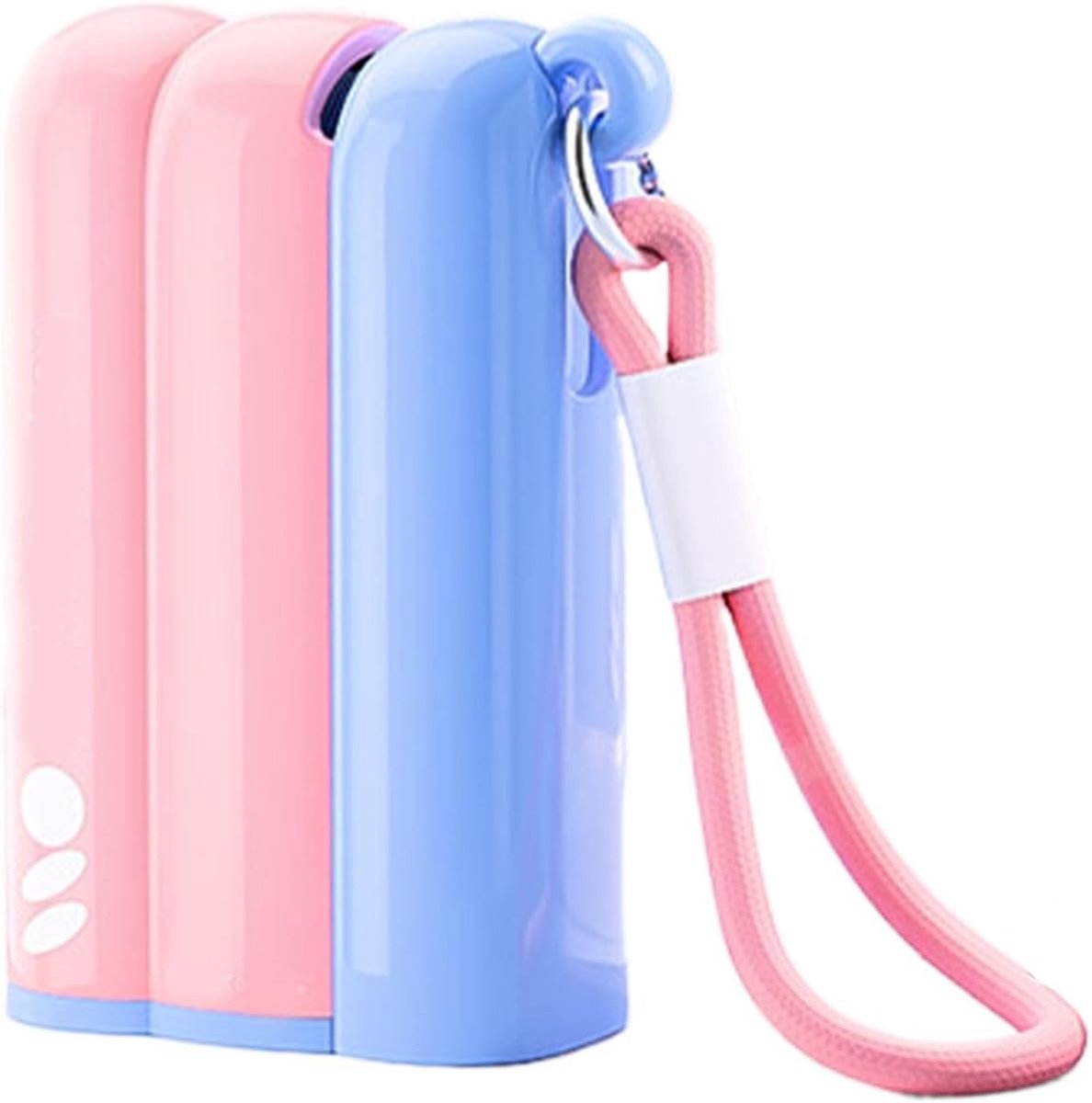 Floss dispenser - Opbergdoosje - Hygiënisch opbergen - Automatische pop-up - 86x52x3 cm - Roze