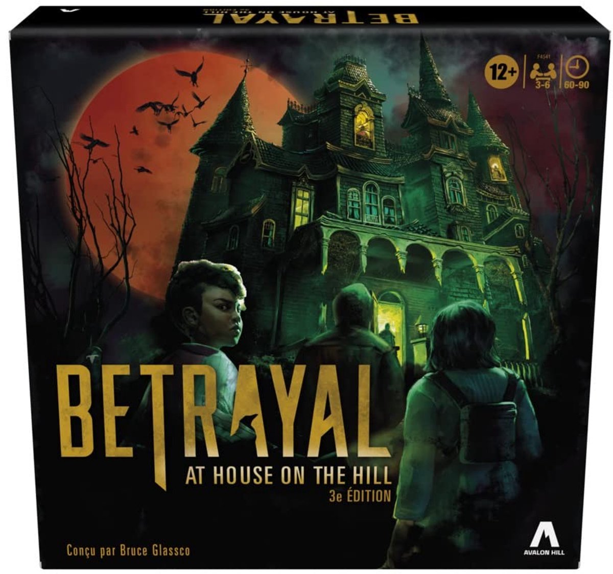 Dailygoods- Bordspel Coöperatief - Horror/Bordspel - Betrayal at House on the Hill - Nieuwe Personages - 3de Enthousiast Editie - Samenwerken en Overleven - Strategiespel