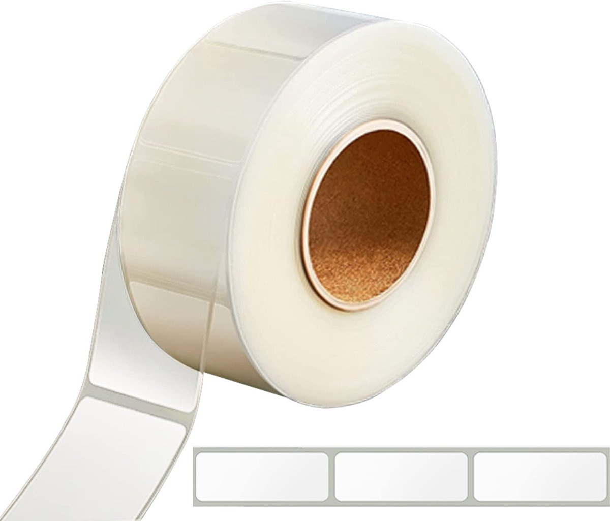 Dailygoods- Labelprotectors 500 stuks - Transparante Etiketten - Vinyl Afdichtingen - Waterdicht - Rechthoekige Beschermers - Hoogwaardig PET Materiaal