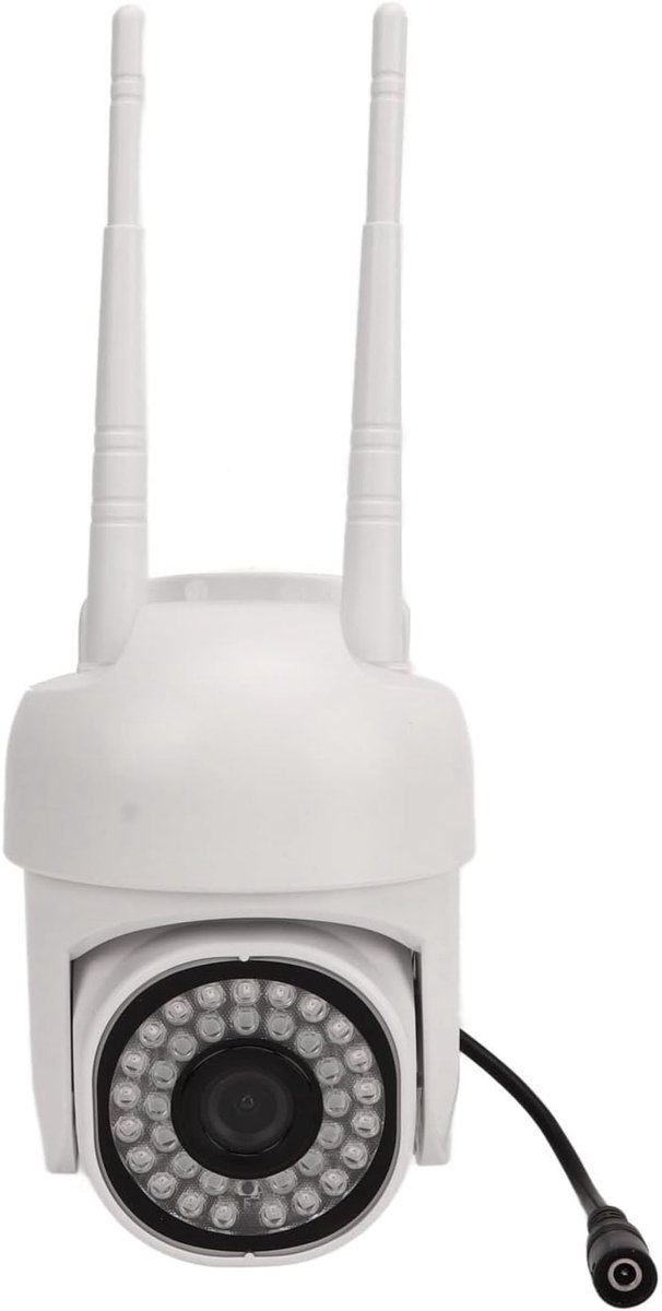 Beveiligingscamera Buiten - Draadloze Camera Wifi - Huis Beveiligen - Full Color Nachtzicht - 1080p Resolutie - Wit