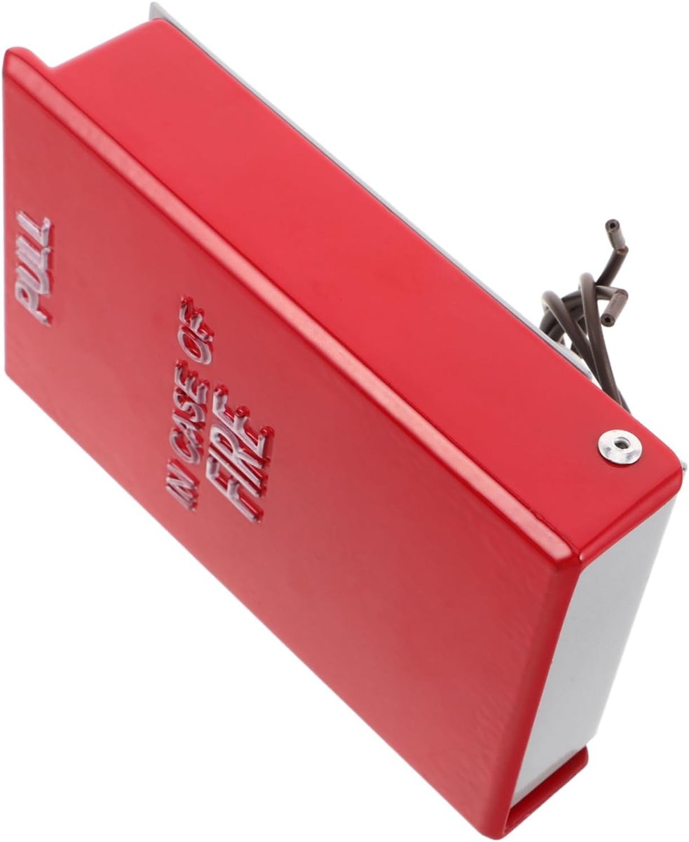 Handmatige Brandmelder - Noodknop - Snelle Evacuatie - Hittebestendig Materiaal - 22 cm - Rood