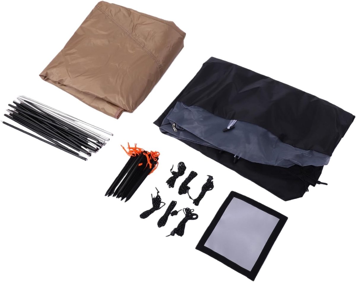 Kampeertent 2 Personen - Tunneltent Backpackers - Outdoor Avontuur - Waterdicht 2000MM Sneeuwvanger - 320 x 210 x 120 cm