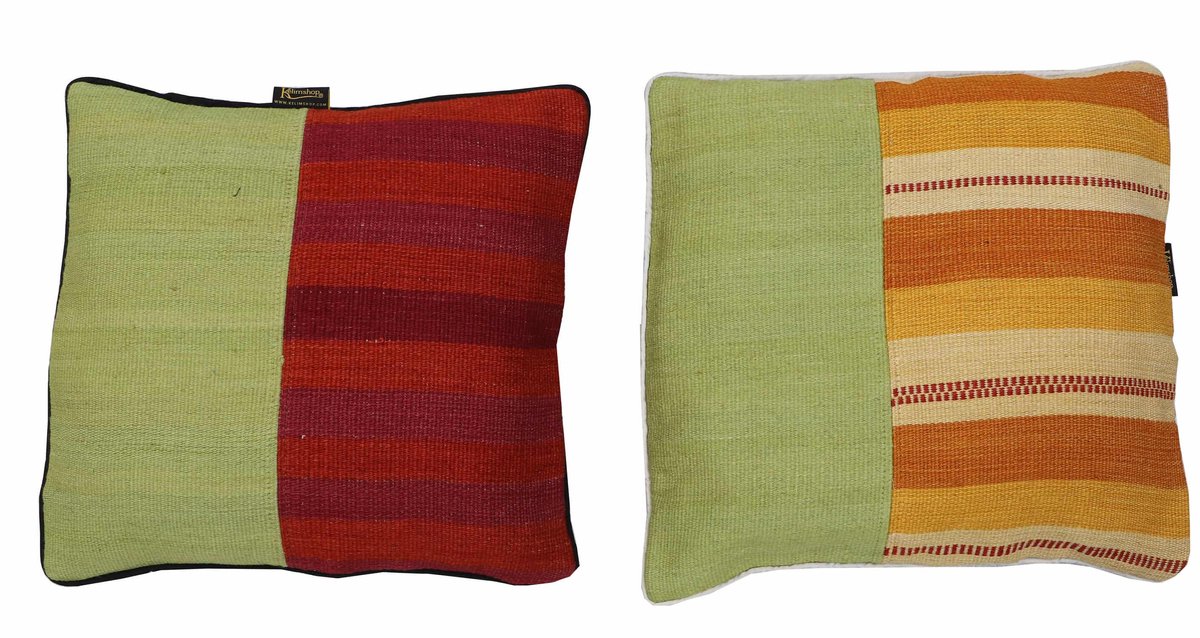 Handgeweven Kilim Kussensloop