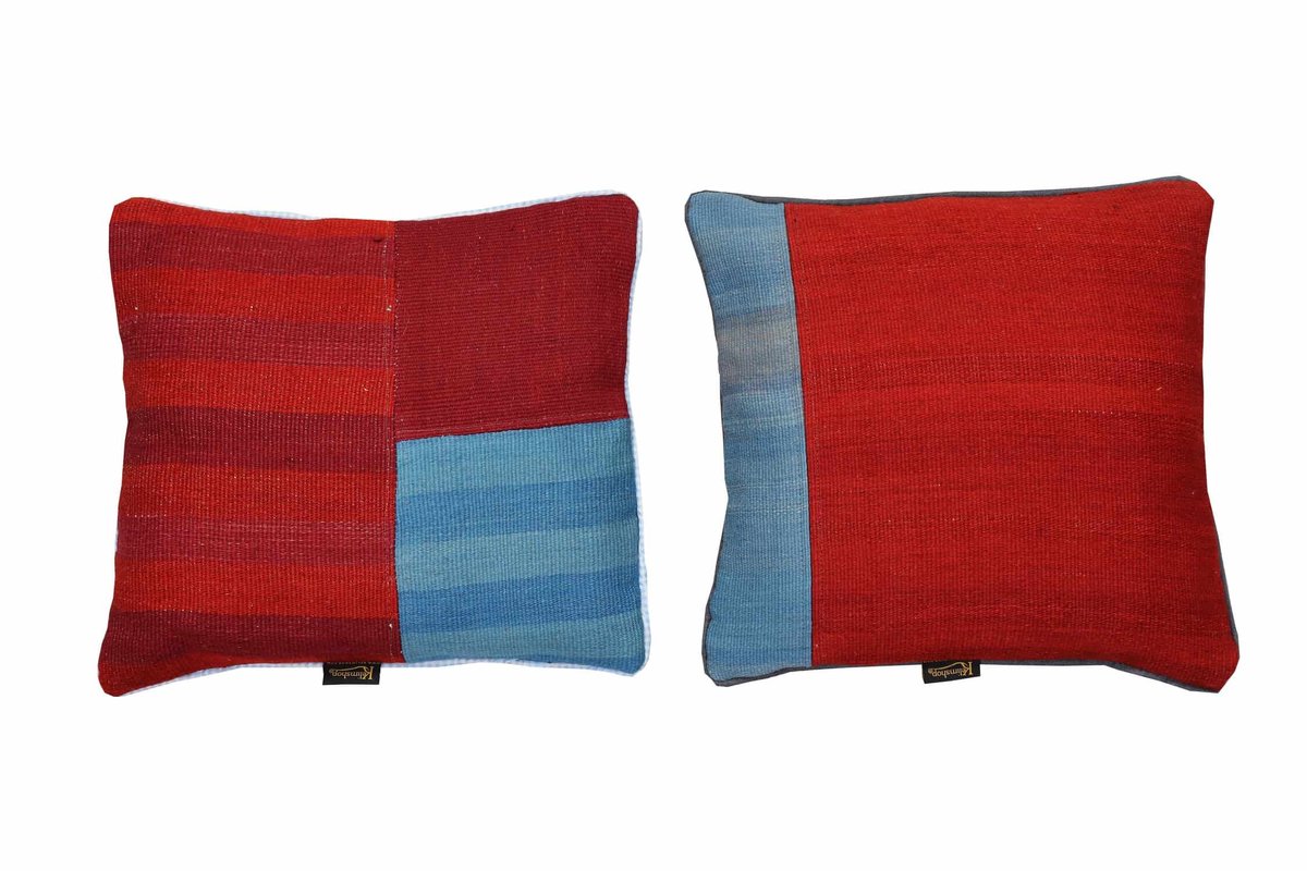 Handgeweven Kilim Kussensloop