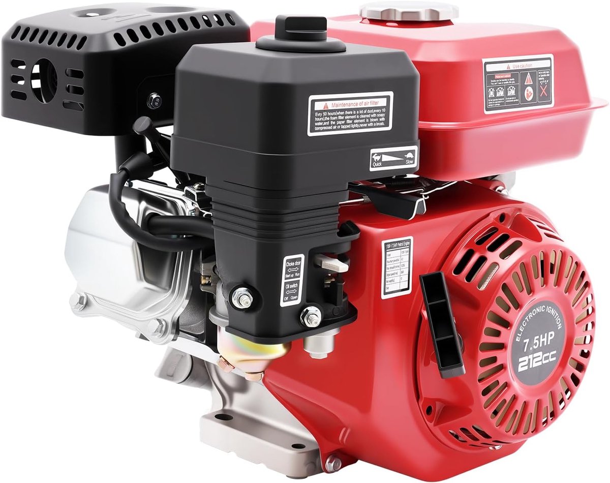 Benzinemotor - 4-takt motor - Pompen en boten - Olie alarm functie - 51 kW - A
