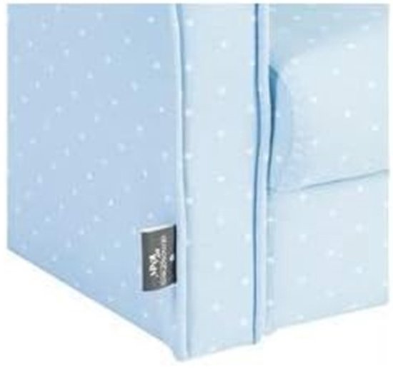 Atmosphera - Kinderfauteuil Blauw met Ster - Kinderzetel van Hout en Schuim - 49 x 48 x 58 cm van Atmosphera — afbeelding 3