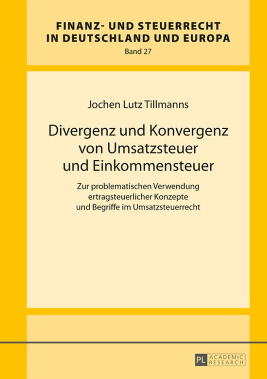 Finanz- und Steuerrecht in Deutschland und Europa 27 - Diver ... - cover