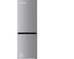 Inventum KV1840S No Frost energiezuinige koel-vriescombinatie - 184 cm hoog - 327 liter - Superkoelen - Supervriezen - Energielabel C - Vrijstaand - RVS look