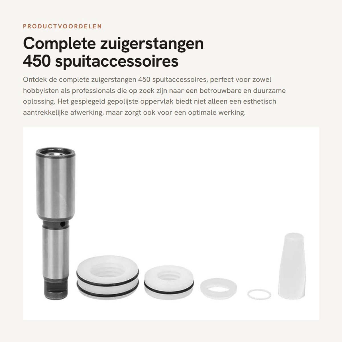 Dailygoods- Complete Zuigerstangen Hoogwaardig Koolstofstaal - Afdichtingsset - Gespiegeld Oppervlak - Duurzaam - Professionele Kwaliteit - Hoge Hardheid - Cilinder