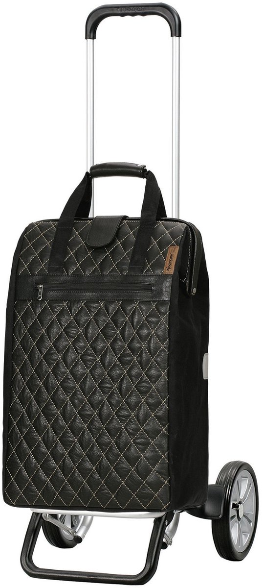 Andersen Shopper Alu Star Shopper Inra Winkelwagen 57 cm - 41 L - schwarz