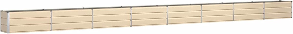 Plantenbak - Bloembak Bak - Tuin Decoratie - Industrieel Design - 480 x 50 x 45 cm - Ivoor
