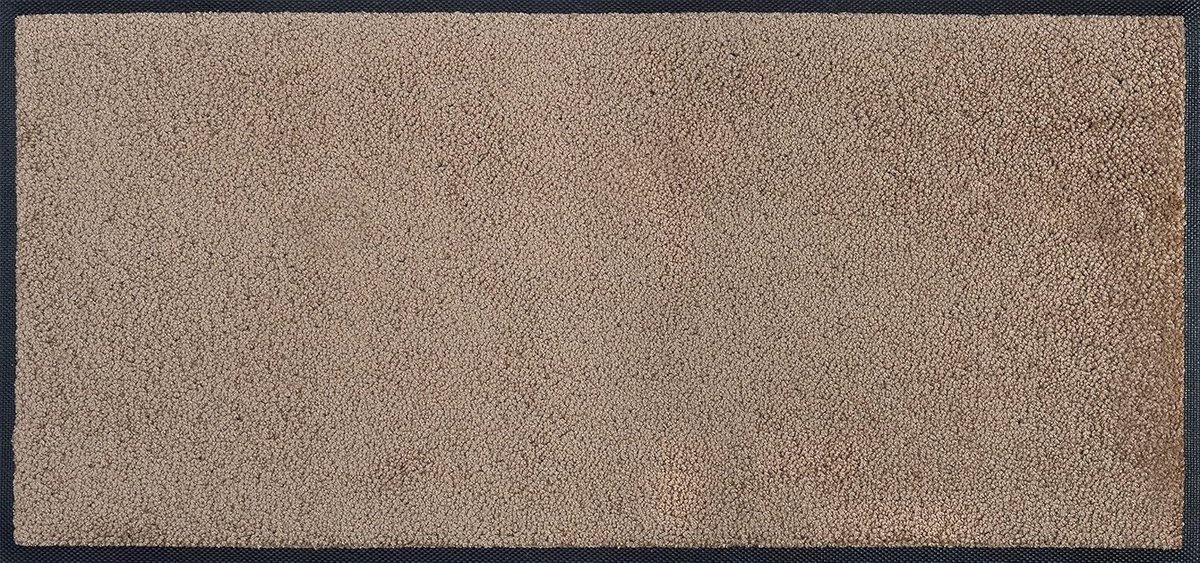 Famanu Wasbare deurmat, taupe, 35 x 75 cm, voor binnen en buiten, onderhoudsvriendelijk Neutraal
