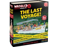 Product afbeelding van Wasgij Pieces of Evidence - The Last Voyage – Unieke 3-in-1 Puzzel met Mysterie