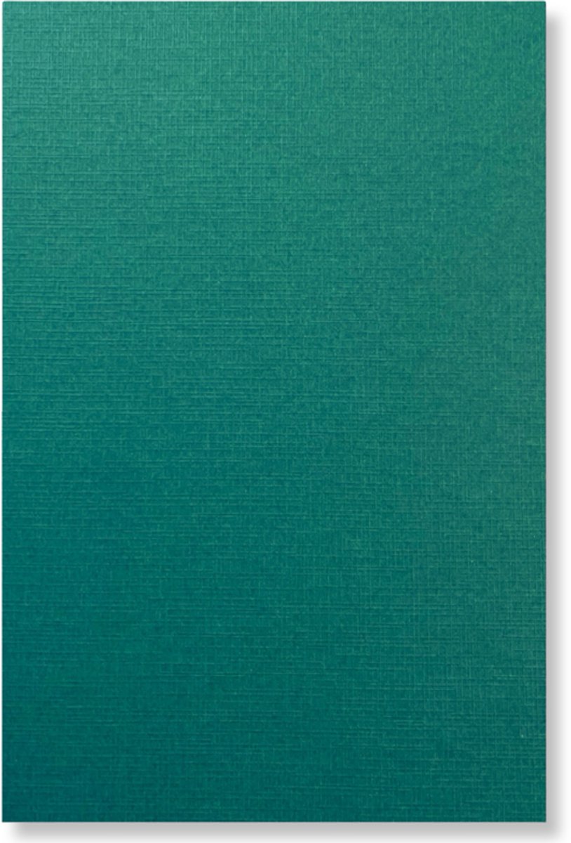 20 Linnen Kaarten papier - A4 - Kerstgroen - Cardstock - 29,7x21cm - 240 grams - Karton