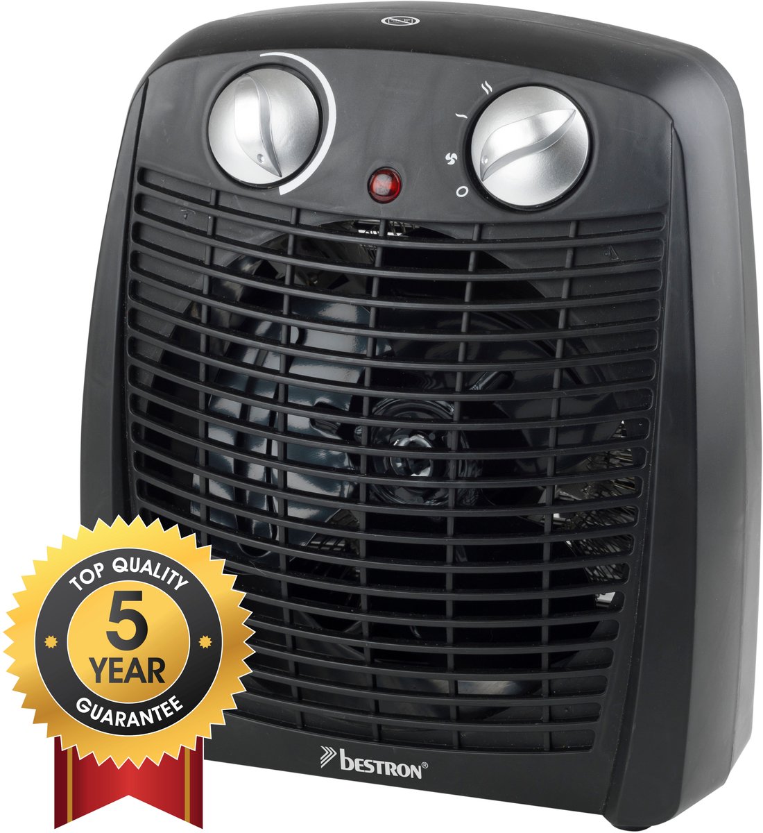 Bol.com Bestron Ventilatorkachel met 2 warmtestanden, incl. omvalbeveiliging & oververhittingsbeveiliging, voor ruimtes tot 20m²... aanbieding