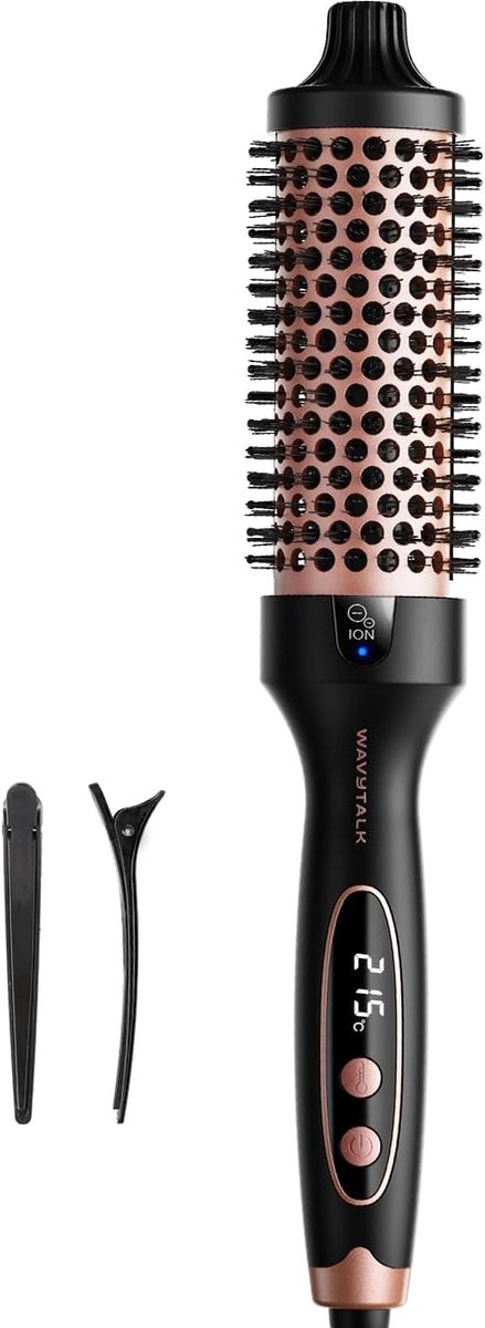 Haar Styler - Krulborstel - Volume Creëren - Ionische Technologie - 38mm Barrel - Rose Goud