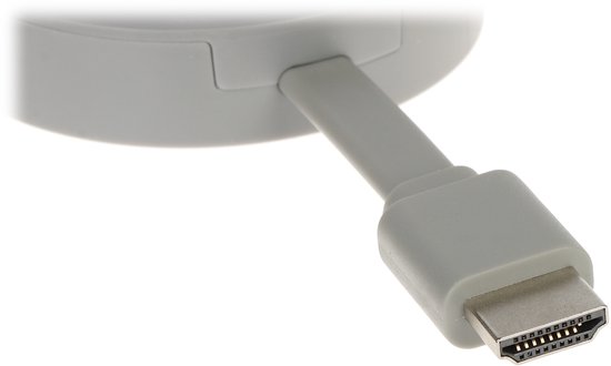 Close-up van de HDMI-kabel van een dongle.