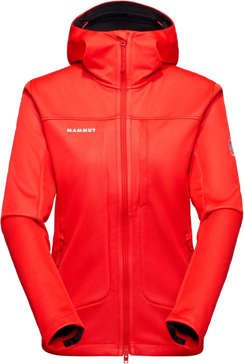 Mammut Ultimate VIII SO softshell jas dames met capuchon Rood