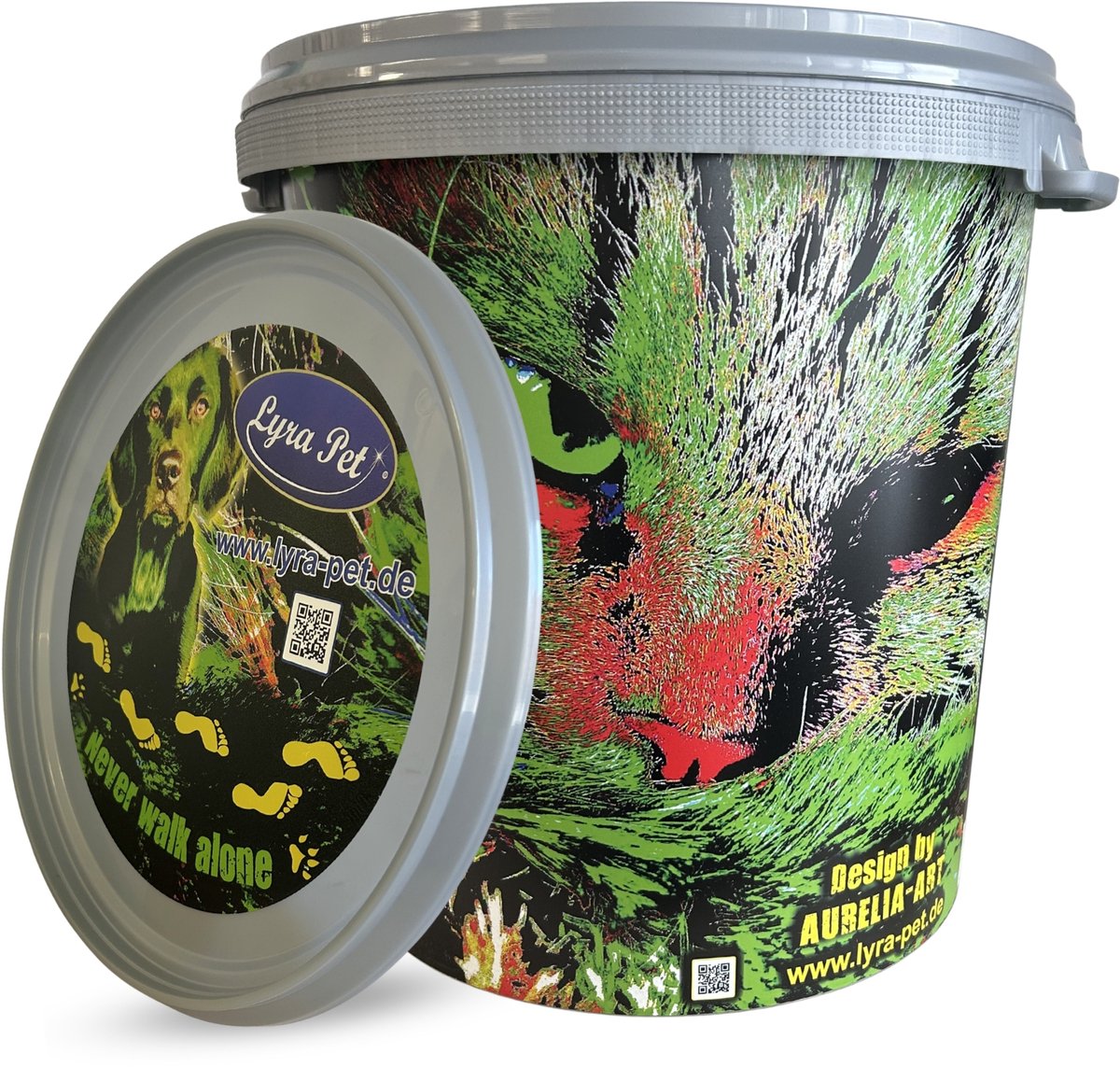 5 kg Lyra Pet® Äpfel getrocknet in 30 L Tonne
