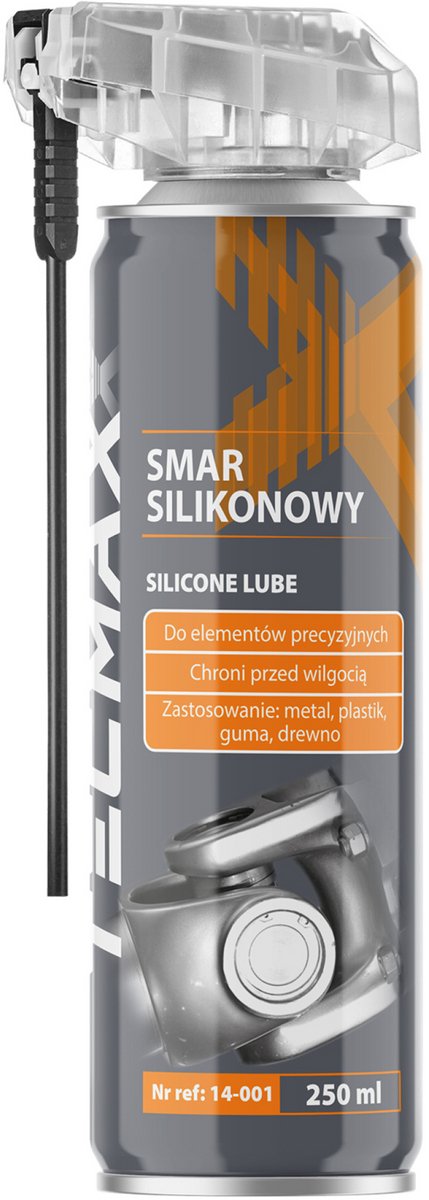 TECMAXX Serie - Siliconespray - 250ml - Weersbestendig - Hydrofobe Eigenschappen - Voor Mechanische Onderdelen