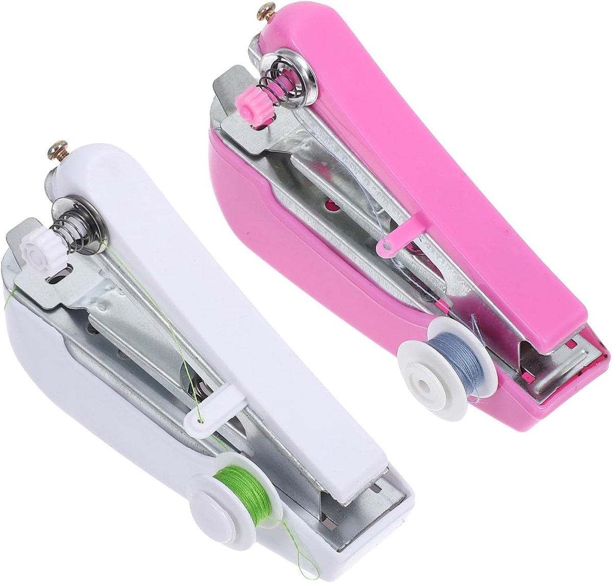 Handheld Naaimachine - Mini Naai Tool - Snel Kleding Repareren - Draagbaar Lichtgewicht - 7x10x2.5 cm - Diverse kleuren