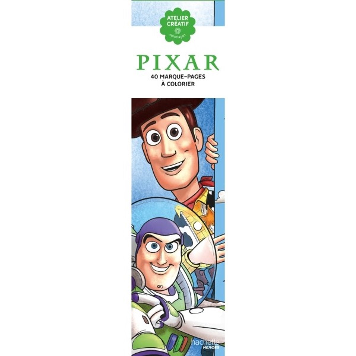 Atelier Créatif Disney Marque-pages MARQUE-PAGES - PIXAR - Boekenleggers om te kleuren